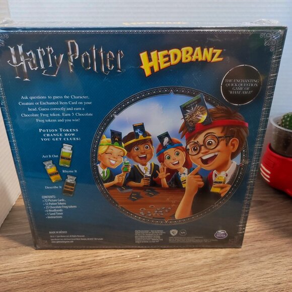 Harry Potter Hedbanz board game Spin Master new sealed - Picture 2 of 8